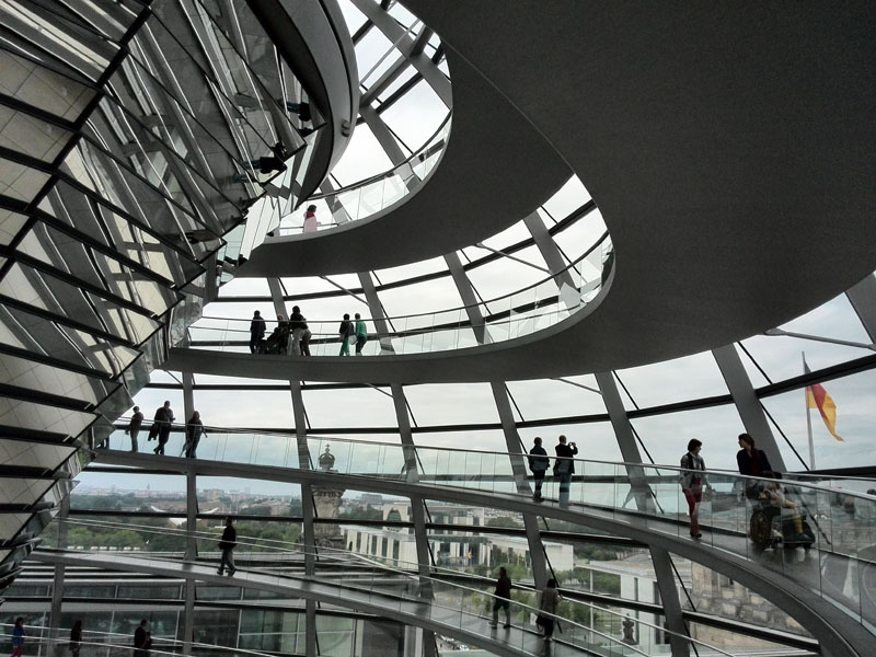 Visitar a cúpula do Reichstag