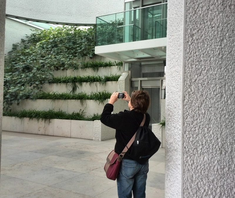 “Arquitetura contemporânea” visita guiada para Lea Scheinkman